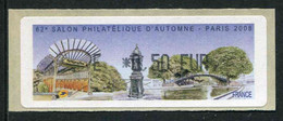 LISA 1 De 2008 "E *0,50 EUR - SALON PHILATELIQUE D'AUTOMNE - PARIS 2008 - Illust. : PARIS" - 1999-2009 Vignette Illustrate