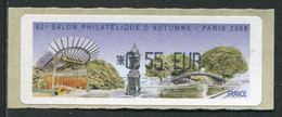 LISA 1 De 2008 " *0,55 EUR - SALON PHILATELIQUE D'AUTOMNE - PARIS 2008 - Illust. : PARIS " - 1999-2009 Illustrated Franking Labels