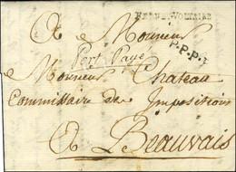 Griffe Linéaire FERNEY.VOLTAIRE (L N° 2) + '' Port Payé '' Manuscrit (L N° 3) Sur Lettre Avec Texte Daté De Genève Pour  - 1701-1800: Precursors XVIII