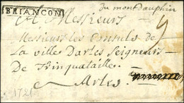 '' Du Montdauphin '' (L N° 2) + Marque Encadrée BRIANCON (L N° 3). 1721. - SUP. - RR. - 1701-1800: Precursors XVIII