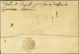 '' Déb De Gex '' + '' B P Son Adresse à Genève '' (bon Pour), Au Recto 70 / MONT-CENIS. 1793. - TB / SUP. - 1801-1848: Precursors XIX