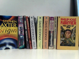 Konvolut Von 10 Bänden (2 X Stephen Baxter: Origin, Phase Spce, 2 X Edgar Rice Burroughs: Pellucidar,Thuvia Ma - Science-Fiction