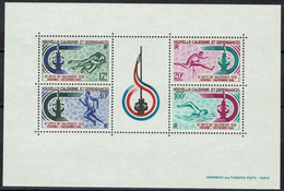 Nouvelle Calédonie 1966 -BF 3 Neuf ** - 2 èmes Jeux Du Pacifique-Sud - Thème Sport, JO - Blocchi & Foglietti
