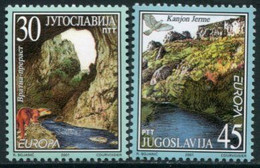 YUGOSLAVIA 2001 Europa: Water Resources MNH / **.  Michel 3031-32 - Neufs