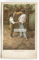 Cheese Cake Seller, Boys - Early Malta Postcard, Undivided Back - Malta