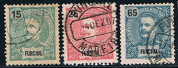 Funchal, 1898/905, # 27/8, 30, Used - Funchal