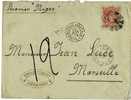 1874, 5 C. " Buenos Aires " , Clear French Paquebot Postmark - Cover To France , #a6590 - Covers & Documents