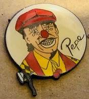 VISAGE DU CLOWN PEPE - TETE - CASQUETTE - CIRQUE - ZIRKUS - CIRCUS - CIRCO - NEZ ROUGE -                (24) - Personnes Célèbres