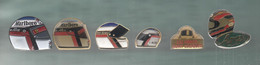 PINS PIN'S CASQUE 1006 AUTO F1 JEAN ALESI FERRARI HEROS ARAI HELMET MARLBORO  LOT 6 PINS TOUS DIFFERENTS - Automobilismo - F1