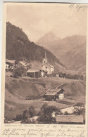 A6075) GASCHURN Mit Vallüla - KIRCHE HAUS DETAILS Fluss - TOP VARIANTE 1911 - Gaschurn