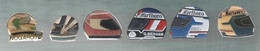 PINS PIN'S CASQUE 1007 AUTO F1 ALAIN PROST NOGARO GERGER BRANA CARSTEREO  MARLBORO  LOT 6 PINS TOUS DIFFERENTS - Automobilismo - F1