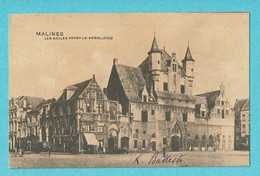 * Mechelen - Malines (Antwerpen) * Les Halles Avant La Démolition, Vue Générale, Old, Rare, Oude Kaart - Mechelen