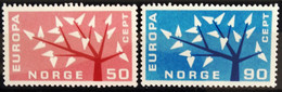 EUROPA 1962 - NORVEGE                   N° 433/434                        NEUF** - 1962