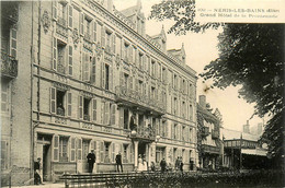 Néris Les Bains * Façade Du Grand Hôtel De La Promenade - Neris Les Bains