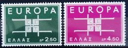 EUROPA 1963 - GRECE                 N° 799/800                        NEUF** - 1963