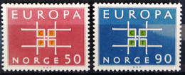 EUROPA 1963 - NORVEGE                 N° 460/461                        NEUF** - 1963