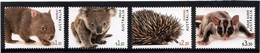 AUSTRALIA  2020 .  AUSTRALIAN FAUNA (KOALAS, WOMBATS, SUGAR GLIDERS, ECHIDNAS ) .4v. - Unused Stamps