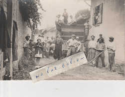 Une Scène De Battage à Localiser   ( Carte Photo  ) - A Identificar