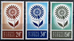 EUROPA 1964 - CHYPRE                N° 232/234                        NEUF* - 1964