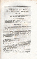 Décret De 1852 Convention Entre La FRANCE Et Le HANOVRE Sur La Propriété Des Oeuvres - Decrees & Laws