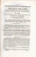 Décret De 1852 Convention Entre La FRANCE Et Le HANOVRE Sur La Propriété Des Oeuvres - Décrets & Lois