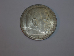 ALEMANIA. 5 Marcos 1939 A Hindemburg (5211) - 5 Reichsmark