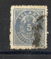 ISLANDE: TIMBRE OBLITERE N°6 - Used Stamps