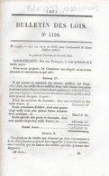 Ordonnance De 1845 Qui Ouvre Les Crédits Pour Achever Les Divers Edifices Publics - Décrets & Lois