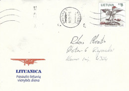 Lithuania 1994 Kaunas Goosander Mergus Merganser Duck Domestic Cover - Patos