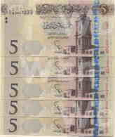 Libya 5 Dinars (P81) 2015 X5 -UNC- - Libië