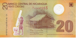 BILLETE DE NICARAGUA DE 20 CORDOBAS DEL AÑO 2007 (BANKNOTE) - Nicaragua