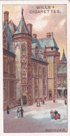 Gems Of French Architecture 1916 Wills Cigarette Card, 10 Hotel De Jacques Coeur, Bourges - Wills