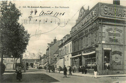 St Amand Montrond * La Rue Nationale * Maison De La Samaritaine * Commerce Magasin Mode - Saint-Amand-Montrond