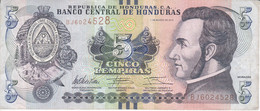 BILLETE DE HONDURAS DE 5 LEMPIRAS AÑO 2012 (BANKNOTE) - Honduras