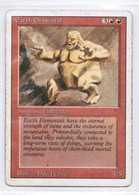 MAGIC The GATHERING  "Earth Elemental"---REVISED (MTG--135-1) - Other & Unclassified