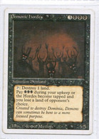 MAGIC The GATHERING  "Demonic Hordes"---REVISED (MTG--135-7) - Andere & Zonder Classificatie