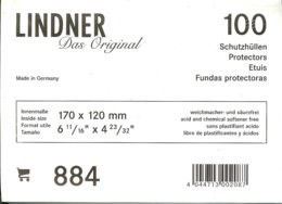 LINDNER - ETUIS De PROTECTION 170x120 Mm (Lettres Formt C6,REF. 884) - Ohne Zuordnung