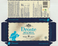 Label DROSTE Chocolate-chocolade Vaassen Holland (NL) - Chocolat