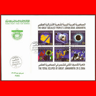 LIBYA 2006 Eclipse Astronomy (m/s FDC) - Astronomia