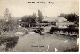 89 Yonne Vermenton CPA Le Barrage 1917 - Vermenton