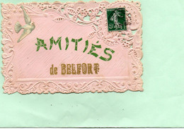 I0701 - AMITIES De BELFORT - D90 - Carte Découpie - Belfort - Stadt