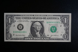 (M) 2003 USA America 1 Dollar Washington Paper Money Banknotes Currency (UNC) - Billets De La Federal Reserve (1928-...)