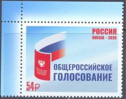 2020. Russia, All-Russian Voting On Amendmonts To The Constitution Of The Russia, 1v, Mint/** - Ongebruikt