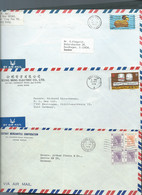 Lot De 3 Lettres Affranchies Par Timbres De  Hong Kong  Britanique )   Mald 103 - Lettres & Documents
