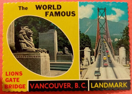 CP, Canada, Landmark Lions Gate Bridge VANCOUVER BC Canada 1980 - Vancouver