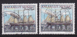 Greenland 1998, Ship, Minr 327x+y Vfu. Cv 3,70 Euro - Gebraucht