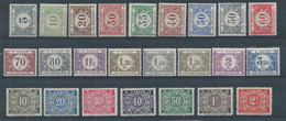 TX 32/48+49/55 **  Cote 21.05 - Briefmarken