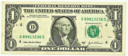 U. S. A. - 1 DOLLAR - 2003 A - Pick 515.b - (  D - 4 ) ( Bank Of Cleveland - Ohio ) - Federal Reserve Notes (1928-...)