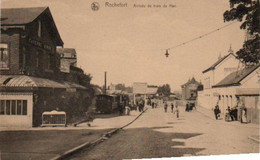 ROCHEFORT   Arrivée Du Tram De Han  Bien Animée N'a Pas Circulé - Rochefort