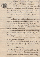 VP18.972 - La Préfet D'AGEN 1911 - Demande D'Ouverture D'une Tuerie Privée à LA SAUVETAT DE SAVERES Par HERAILLE Boucher - Manuscrits